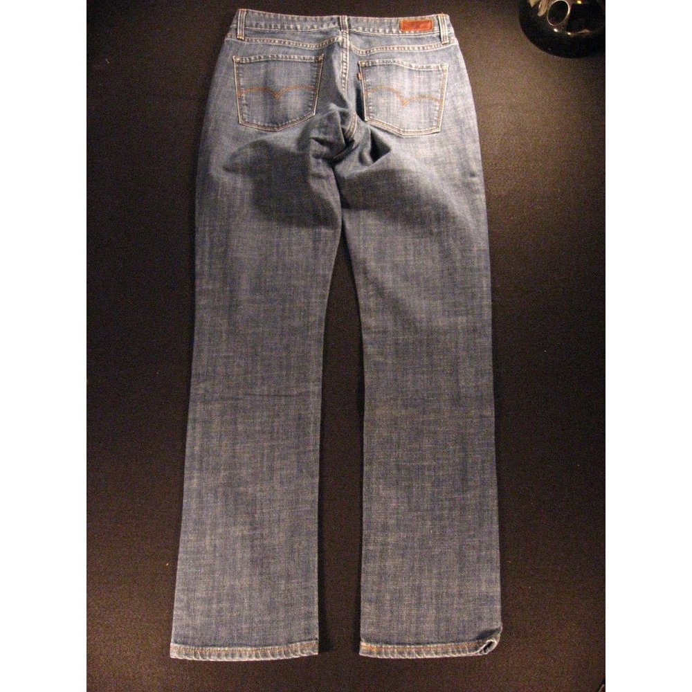 Vintage Levis Straight Womens Jeans 8L Blue Denim 8/29 WLP 423 - Picture 2 of 11